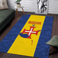 Maderia Day Area Rug Pearl of the Atlantic Flag Style - Wonder Print Shop