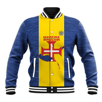 Maderia Day Baseball Jacket Pearl of the Atlantic Flag Style - Wonder Print Shop