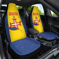 Maderia Day Car Seat Cover Pearl of the Atlantic Flag Style - Wonder Print Shop