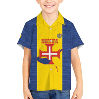 Maderia Day Family Matching Puletasi and Hawaiian Shirt Pearl of the Atlantic Flag Style - Wonder Print Shop