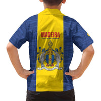 Maderia Day Family Matching Summer Maxi Dress and Hawaiian Shirt Pearl of the Atlantic Flag Style - Wonder Print Shop