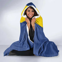 Maderia Day Hooded Blanket Pearl of the Atlantic Flag Style - Wonder Print Shop