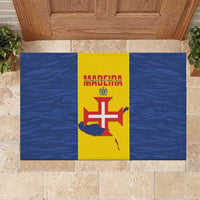 Maderia Day Rubber Doormat Pearl of the Atlantic Flag Style - Wonder Print Shop