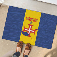 Maderia Day Rubber Doormat Pearl of the Atlantic Flag Style - Wonder Print Shop