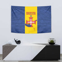Maderia Day Tapestry Pearl of the Atlantic Flag Style - Wonder Print Shop