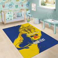 Personalised Maderia Day Area Rug July 1 Monk Seal Grunge Style - Wonder Print Shop