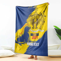 Personalised Maderia Day Blanket July 1 Monk Seal Grunge Style - Wonder Print Shop