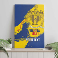 Personalised Maderia Day Canvas Wall Art July 1 Monk Seal Grunge Style - Wonder Print Shop