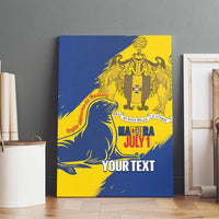 Personalised Maderia Day Canvas Wall Art July 1 Monk Seal Grunge Style - Wonder Print Shop