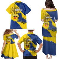 Personalised Maderia Day Family Matching Puletasi and Hawaiian Shirt July 1 Monk Seal Grunge Style - Wonder Print Shop