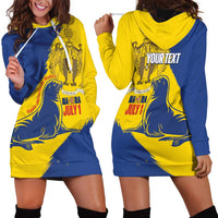 Personalised Maderia Day Hoodie Dress July 1 Monk Seal Grunge Style - Wonder Print Shop