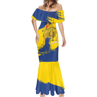 Personalised Maderia Day Mermaid Dress July 1 Monk Seal Grunge Style - Wonder Print Shop