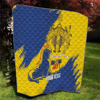 Personalised Maderia Day Quilt July 1 Monk Seal Grunge Style - Wonder Print Shop