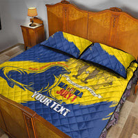 Personalised Maderia Day Quilt Bed Set July 1 Monk Seal Grunge Style - Wonder Print Shop