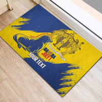 Personalised Maderia Day Rubber Doormat July 1 Monk Seal Grunge Style - Wonder Print Shop
