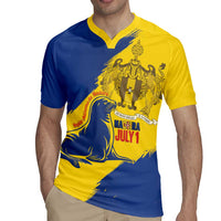 Personalised Maderia Day Rugby Jersey July 1 Monk Seal Grunge Style - Wonder Print Shop