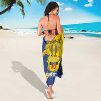 Personalised Maderia Day Sarong July 1 Monk Seal Grunge Style - Wonder Print Shop