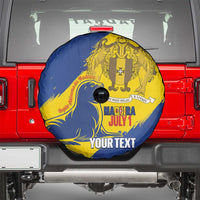 Personalised Maderia Day Spare Tire Cover July 1 Monk Seal Grunge Style - Wonder Print Shop