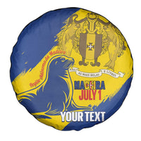 Personalised Maderia Day Spare Tire Cover July 1 Monk Seal Grunge Style - Wonder Print Shop