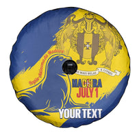 Personalised Maderia Day Spare Tire Cover July 1 Monk Seal Grunge Style - Wonder Print Shop