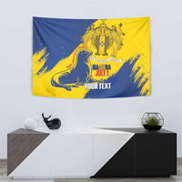 Personalised Maderia Day Tapestry July 1 Monk Seal Grunge Style - Wonder Print Shop