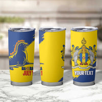 Personalised Maderia Day Tumbler Cup July 1 Monk Seal Grunge Style - Wonder Print Shop