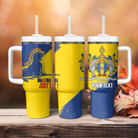 Personalised Maderia Day Tumbler With Handle July 1 Monk Seal Grunge Style - Wonder Print Shop