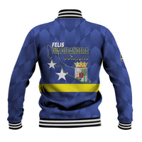 Felis Dia di Bandera Curacao Baseball Jacket Flag Proud - Wonder Print Shop