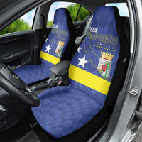 Felis Dia di Bandera Curacao Car Seat Cover Flag Proud - Wonder Print Shop