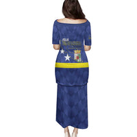 Felis Dia di Bandera Curacao Family Matching Puletasi and Hawaiian Shirt Flag Proud - Wonder Print Shop