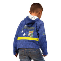Felis Dia di Bandera Curacao Kid Hoodie Flag Proud - Wonder Print Shop