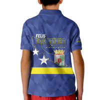 Felis Dia di Bandera Curacao Kid Polo Shirt Flag Proud - Wonder Print Shop