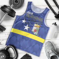 Felis Dia di Bandera Curacao Men Tank Top Flag Proud - Wonder Print Shop