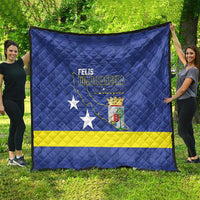 Felis Dia di Bandera Curacao Quilt Flag Proud - Wonder Print Shop