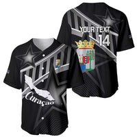 Custom Curacao Football Baseball Jersey Go La Familia Azul Black Style - Wonder Print Shop