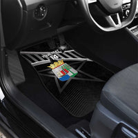 Custom Curacao Football Car Mats Go La Familia Azul Black Style - Wonder Print Shop
