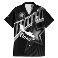 Custom Curacao Football Family Matching Mermaid Dress and Hawaiian Shirt Go La Familia Azul Black Style - Wonder Print Shop