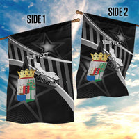 Custom Curacao Football Garden Flag Go La Familia Azul Black Style - Wonder Print Shop