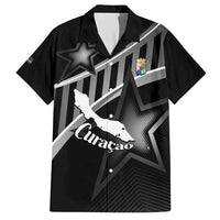 Custom Curacao Football Hawaiian Shirt Go La Familia Azul Black Style - Wonder Print Shop
