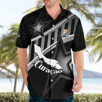 Custom Curacao Football Hawaiian Shirt Go La Familia Azul Black Style - Wonder Print Shop