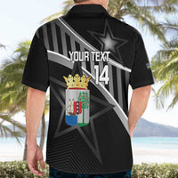 Custom Curacao Football Hawaiian Shirt Go La Familia Azul Black Style - Wonder Print Shop