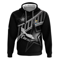 Custom Curacao Football Hoodie Go La Familia Azul Black Style - Wonder Print Shop