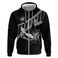 Custom Curacao Football Hoodie Go La Familia Azul Black Style - Wonder Print Shop