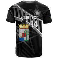 Custom Curacao Football T Shirt Go La Familia Azul Black Style - Wonder Print Shop