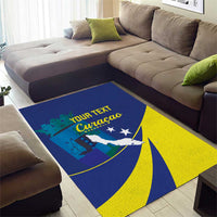 Custom Baseball Curacao Area Rug Go Champions Korsou Curve Vibes - Wonder Print Shop