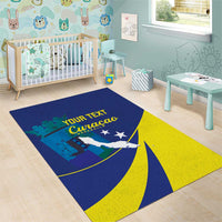 Custom Baseball Curacao Area Rug Go Champions Korsou Curve Vibes - Wonder Print Shop