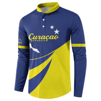 Custom Baseball Curacao Button Sweatshirt Go Champions Korsou Curve Vibes - Wonder Print Shop