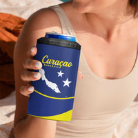 Custom Baseball Curacao 4 in 1 Can Cooler Tumbler Go Champions Korsou Curve Vibes - Wonder Print Shop