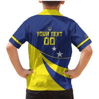 Custom Baseball Curacao Family Matching Mermaid Dress and Hawaiian Shirt Go Champions Korsou Curve Vibes - Wonder Print Shop