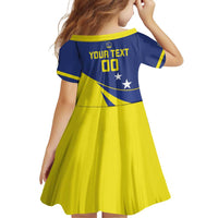 Custom Baseball Curacao Family Matching Off Shoulder Short Dress and Hawaiian Shirt Go Champions Korsou Curve Vibes - Wonder Print Shop